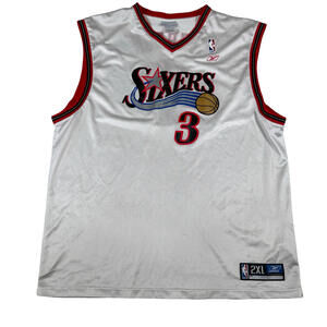 NBA Sixers Iverson Vintage Jersey XXL
